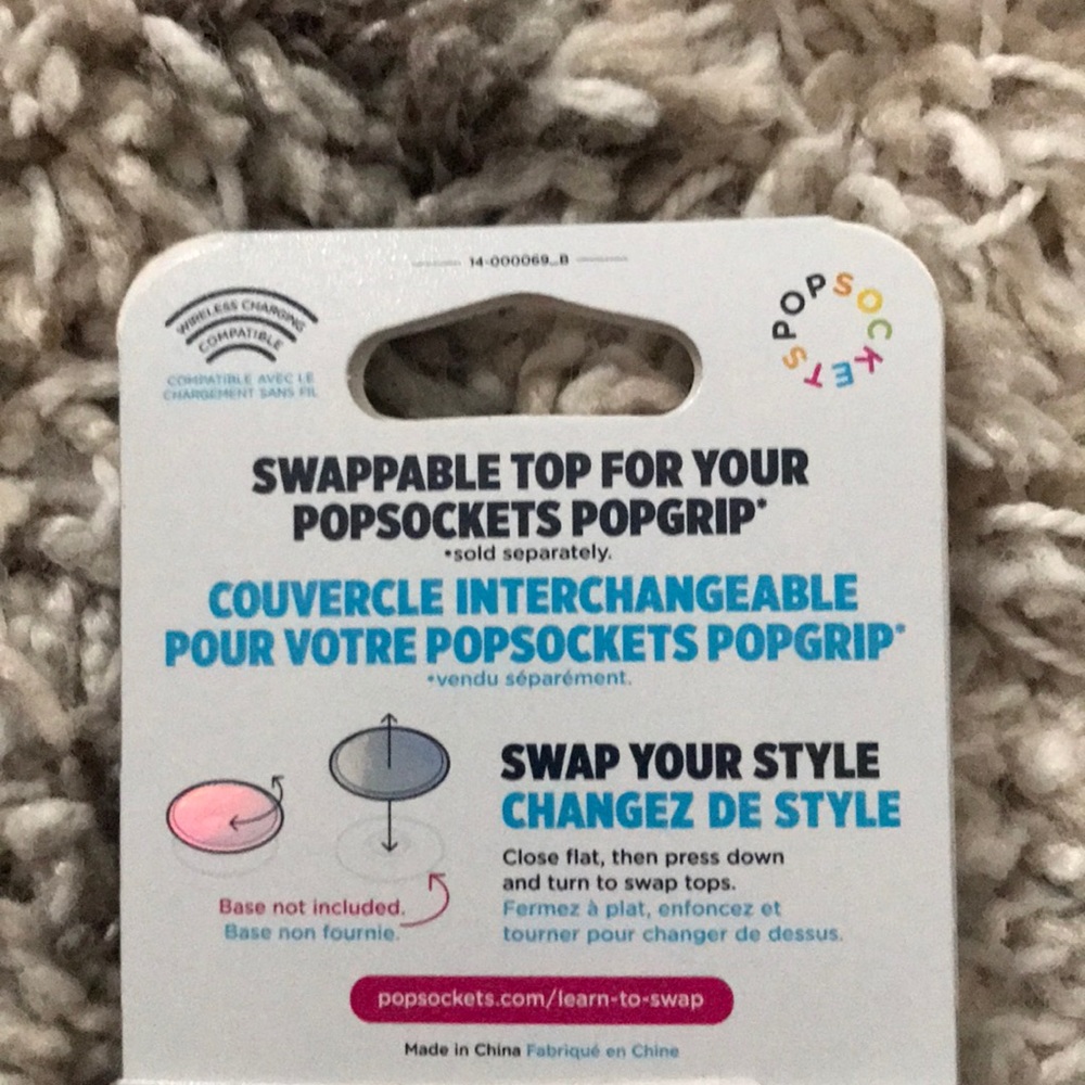 Pop socket interchangeable top - Picture 3 of 3